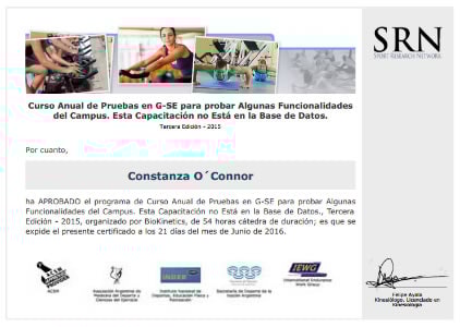 Certificado Final de Asistencia