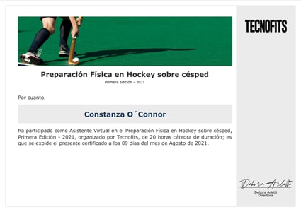 Certificado Final de Asistencia