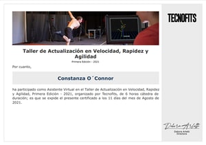 Certificado Final de Asistencia