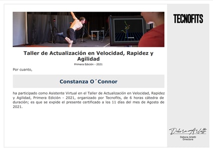 Certificado Final de Asistencia