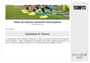 Certificado Final de Asistencia