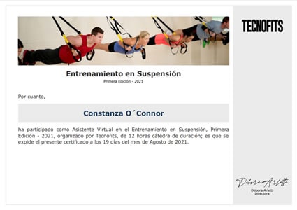 Certificado Final de Asistencia