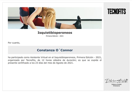 Certificado Final de Asistencia