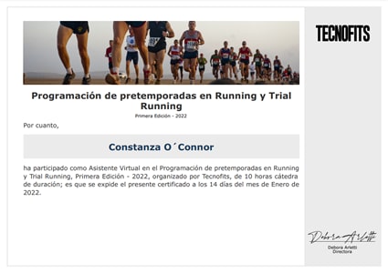 Certificado Final de Asistencia