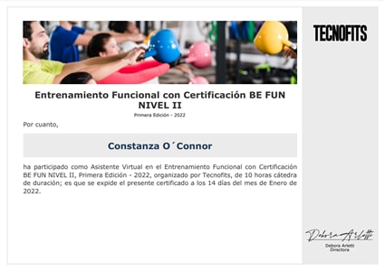 Certificado Final de Asistencia