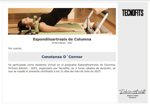 Certificado Final de Asistencia