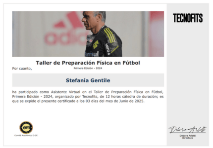 Certificado Final de Asistencia