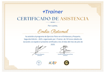 Certificado Final de Asistencia