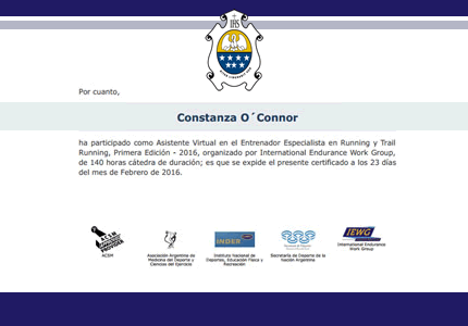 Diploma de la Universidad Católica de Córdoba