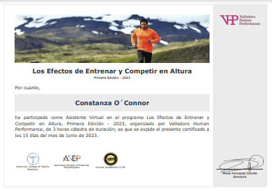 Certificado Final de Asistencia